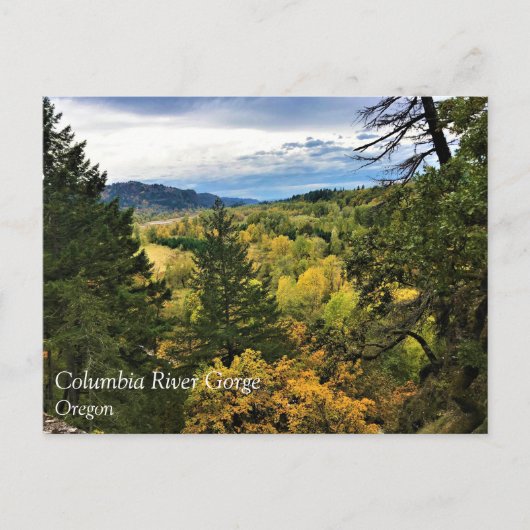 Columbia River Gorge, Oregon Postcard Postkarte (Vorderseite)