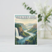 Columbia River Gorge Oregon wird zu: Schlucht des Postkarte (Stehend Vorderseite)
