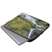 Columbia River Gorge, Ponytail Falls Laptopschutzhülle (Vorne Knopf)