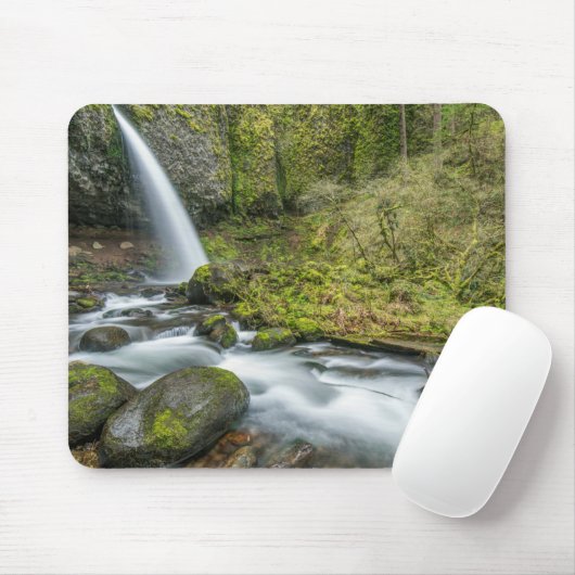 Columbia River Gorge, Ponytail Falls Mousepad (Mit Mouse)