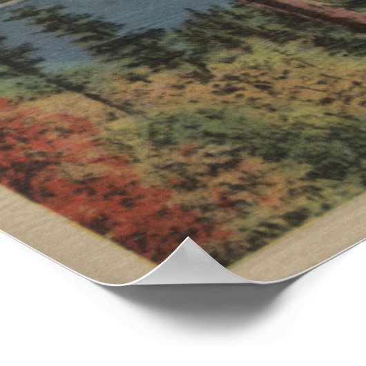 Columbia River Gorge Poster (Ecke)