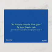 Columbia River Gorge Postkarte (Rückseite)