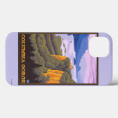 Columbia River Gorge Scene mit Crown Point Case-Mate iPhone Hülle (Rückseite (Horizontal))