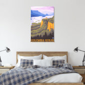 Columbia River Gorge Scene mit Crown Point Leinwanddruck (Insitu (Schlafzimmer))