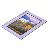 Columbia River Gorge Scene mit Crown Point Notizblock (Linke Seite)