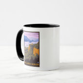Columbia River Gorge Scene mit Crown Point Tasse (Vorderseite Links)