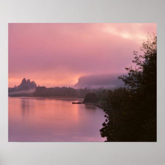 Columbia River Gorge, Sunrise, OR Poster (Vorne)