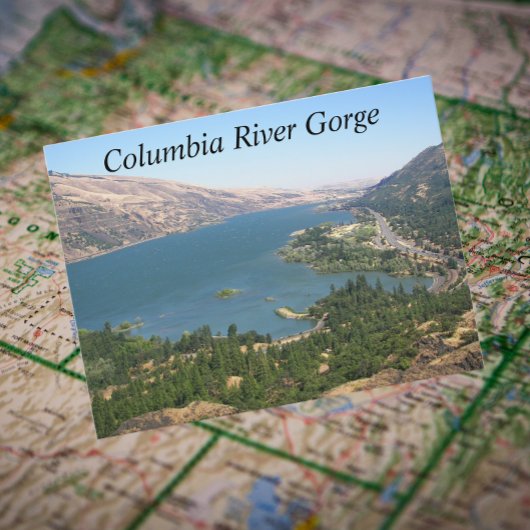 Columbia River Gorge Travel Foto Postkarte