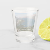 Columbia River Gorge Travel Foto Schnapsglas (Rückseite)