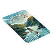Columbia River Gorge USA Magnet (Rechte Seite)