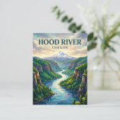 Columbia River Gorge USA Postkarte (Stehend Vorderseite)