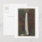 Columbia River OR - Latourelle Falls View #1 Postkarte (Vorne/Hinten)