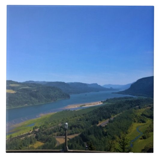 Columbia River, Oregon Fliese (Vorderseite)