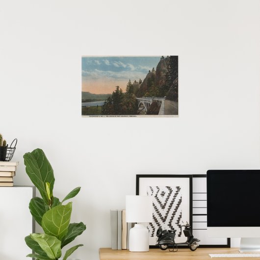 Columbia River, Oregon Poster (Heimbüro)
