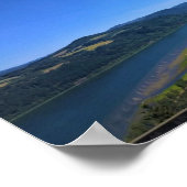 Columbia River, Oregon Poster (Ecke)
