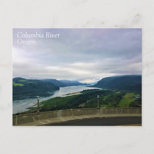 Columbia River, Oregon Postkarte (Vorderseite)