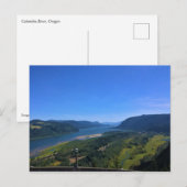 Columbia River, Oregon Postkarte (Vorne/Hinten)