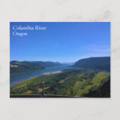 Columbia River, Oregon Postkarte (Vorderseite)