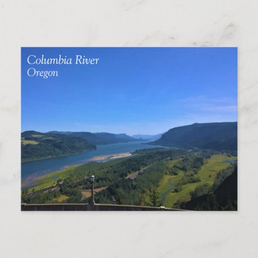 Columbia River, Oregon Postkarte (Vorderseite)