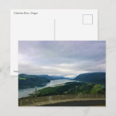 Columbia River, Oregon Postkarte (Vorne/Hinten)