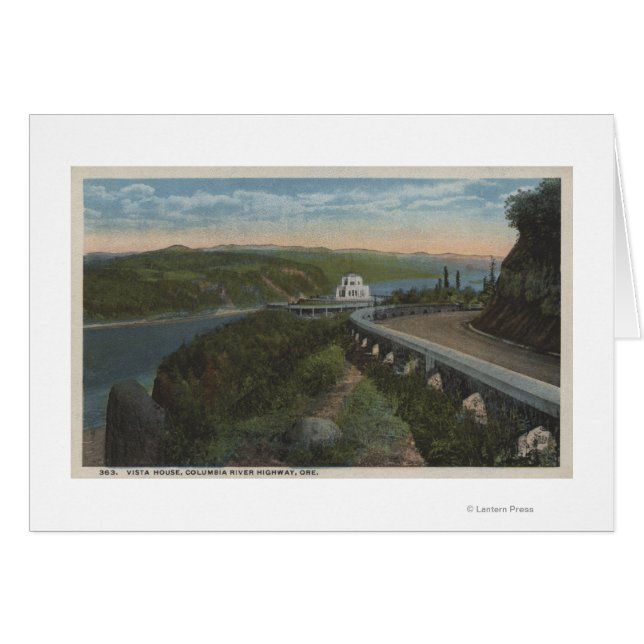 Columbia River, Oregon - Vista House (Vorderseite (Horizontal))