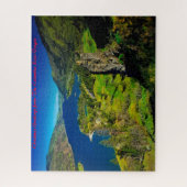 Columbia River Oregon. Weihnachtsgrüße Puzzle (Vertikal)