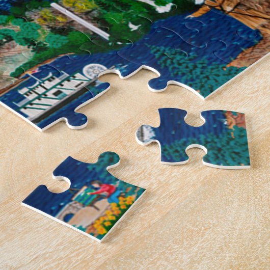 Columbia River Schlucht-Puzzlespiel Puzzle (Seite)