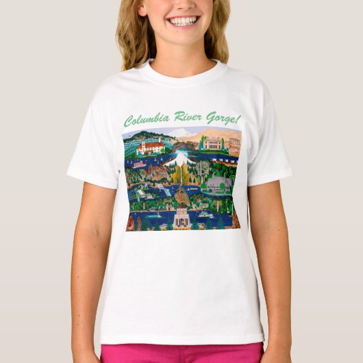 Columbia River Schlucht-Shirt T-Shirt (Vorderseite)