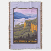 Columbia River Schlucht-Szene mit Kronen-Punkt Decke (Vorderseite Vertikal)