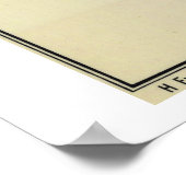 Columbia River Washington Antike Karte Poster (Ecke)