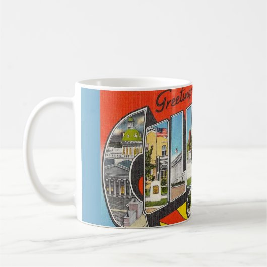 Columbia SC Begrüßung der Tasse (Links)