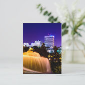 Columbia SC, City Skyline in der Nacht. Postkarte (Stehend Vorderseite)