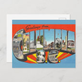 Columbia SC Gruß Postkarte (Vorne/Hinten)