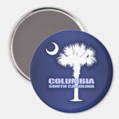 Columbia SC (Palmetto & Crescent) Magnet (Vorderseite/Rückseite)