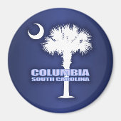 Columbia SC (Palmetto & Crescent) Magnet (Vorne)