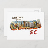 Columbia SC Postkarte (Vorne/Hinten)