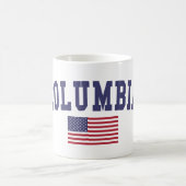 Columbia SC US-Flagge Kaffeetasse (Mittel)