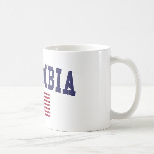 Columbia SC US-Flagge Kaffeetasse (Rechts)