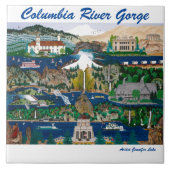 Columbia-Schlucht Fliese (Vorderseite)