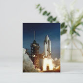 Columbia Shape Shuttle Postkarte (Stehend Vorderseite)