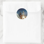 Columbia Shuttle Start Runder Aufkleber (Tasche)