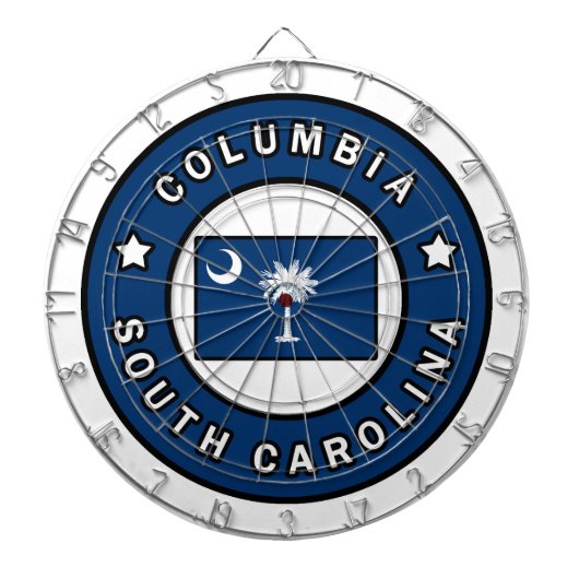 Columbia South Carolina Dartscheibe (vorne)