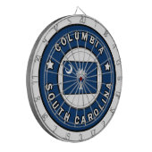 Columbia South Carolina Dartscheibe (Vorderseite Links)