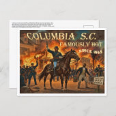 Columbia South Carolina, Famously Hot Postkarte (Vorne/Hinten)