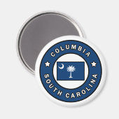 Columbia South Carolina Magnet (Vorderseite/Rückseite)