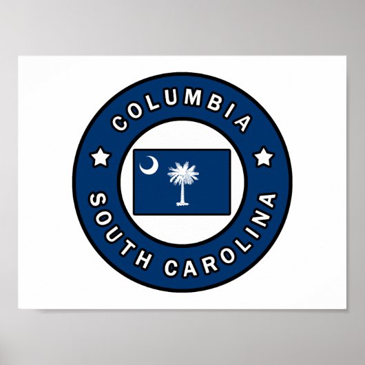 Columbia South Carolina Poster (Vorne)