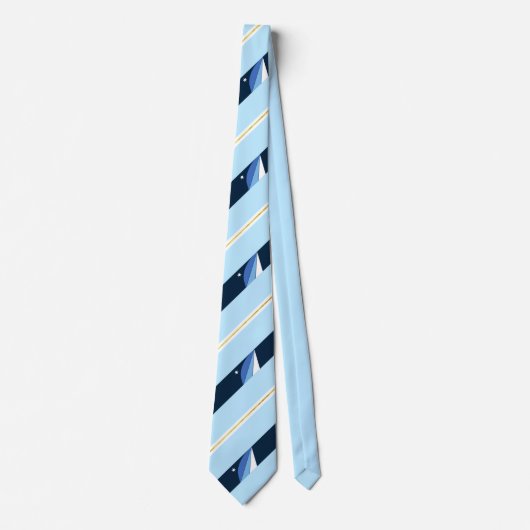 Columbia (South Carolina) Stadtflagge Neck Tie Krawatte (Vorderseite)
