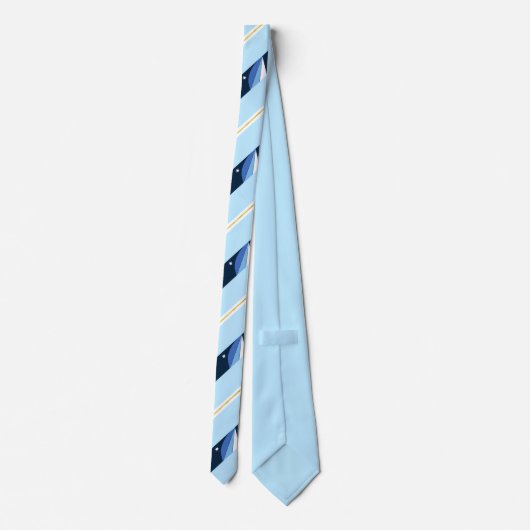 Columbia (South Carolina) Stadtflagge Neck Tie Krawatte (Rückseite)