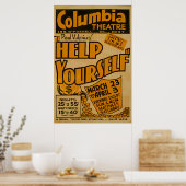 Columbia Theater Vintage Poster (Küche)