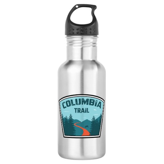 Columbia Trail New Jersey Edelstahlflasche (Vorderseite)